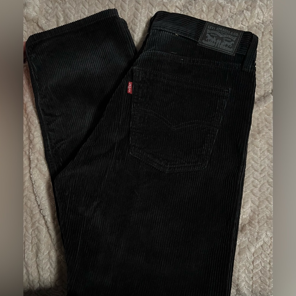 Black Corduroy Levi’s, 29x30